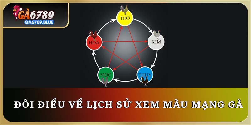 Đôi điều về lịch sử xem màu mạng gà